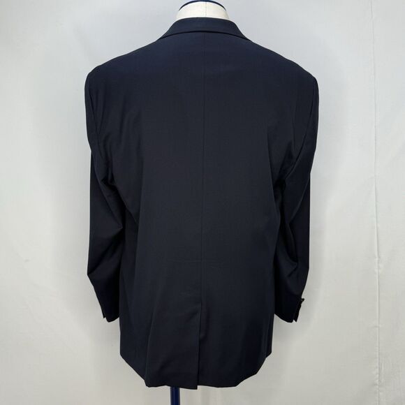 Paul Fredrick Blazer Sport Coat Mens Size 43R Black Jacket - Picture 3 of 16